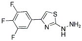 [4-(3,4,5-TRIFLUORO-PHENYL)-THIAZOL-2-YL]-HYDRAZINE 结构式