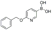 2-BENZYLOXYPYRIDINE-5-BORONIC ACID 结构式