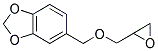 5-[(OXIRAN-2-YLMETHOXY)METHYL]-1,3-BENZODIOXOLE 结构式