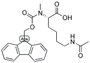 FMOC-L-MELYS(AC)-OH 结构式