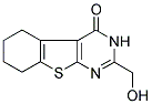 2-(Hydroxymethyl)-5,6,7,8-tetrahydro[1]benzothieno[2,3-d]pyrimidin-4(3H)-one 结构式