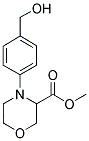 4-(4-HYDROXYMETHYL-PHENYL)-MORPHOLINE-3-CARBOXYLIC ACID METHYL ESTER 结构式