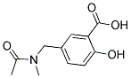 5-[(ACETYL-METHYL-AMINO)-METHYL]-2-HYDROXY-BENZOIC ACID 结构式