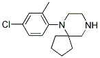 6-(4-CHLORO-2-METHYLPHENYL)-6,9-DIAZASPIRO[4.5]DECANE 结构式