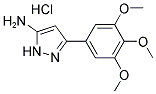 3-(3,4,5-TRIMETHOXYPHENYL)-1H-PYRAZOL-5-AMINE HYDROCHLORIDE 结构式