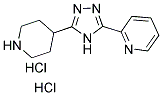 2-[5-(4-PIPERIDINYL)-4H-1,2,4-TRIAZOL-3-YL]PYRIDINE DIHYDROCHLORIDE 结构式