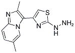 [4-(2,6-Dimethyl-imidazo[1,2-a]pyridin-3-yl)-thiazol-2-yl]-hydrazine 结构式