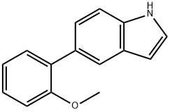 5-(2-METHOXYPHENYL)-1H-INDOLE 结构式