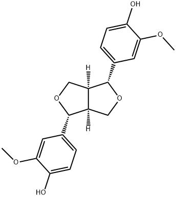 (-)-松脂醇 结构式