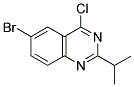 6-BROMO-4-CHLORO-2-ISOPROPYL-QUINAZOLINE 结构式