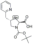 BOC-(S)-GAMMA-(2-PYRIDINYLMETHYL)-L-PROLINE 结构式