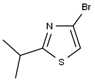 4-BROMO-2-ISOPROPYLTHIAZOLE 结构式