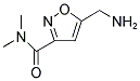 5-(AMINOMETHYL)-N,N-DIMETHYL-3-ISOXAZOLECARBOXAMIDE 结构式