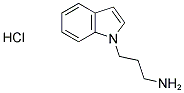 3-(1H-INDOL-1-YL)PROPAN-1-AMINE HYDROCHLORIDE 结构式