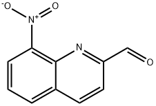 8-NITROQUINOLINE-2-CARBALDEHYDE 结构式