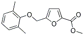 Methyl 5-[(2,6-dimethylphenoxy)methyl]-2-furoate 结构式