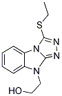 2-(3-ETHYLSULFANYL-BENZO[4,5]IMIDAZO[2,1-C][1,2,4]TRIAZOL-9-YL)-ETHANOL 结构式