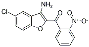 (3-AMINO-5-CHLORO-BENZOFURAN-2-YL)-(2-NITRO-PHENYL)-METHANONE 结构式