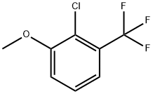 2-氯-3-(三氟甲基)苯甲醚 结构式