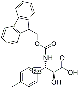 N-FMOC-3-(S)-AMINO-2-(S)-HYDROXY-3-(4-METHYLPHENYL)PROPIONIC ACID 结构式