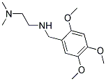 N,N-DIMETHYL-N'-(2,4,5-TRIMETHOXYBENZYL)ETHANE-1,2-DIAMINE 结构式