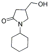 1-CYCLOHEXYL-4-(HYDROXYMETHYL)-2-PYRROLIDINONE 结构式