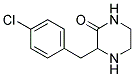 3-(4-CHLORO-BENZYL)-PIPERAZIN-2-ONE 结构式