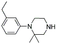 1-(3-ETHYLPHENYL)-2,2-DIMETHYLPIPERAZINE 结构式