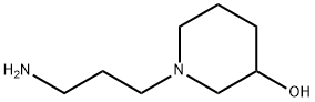 1-(3-氨基丙基)哌啶-3-醇 结构式