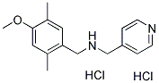 (4-METHOXY-2,5-DIMETHYLBENZYL)-(PYRIDIN-4-YLMETHYL)AMINE DIHYDROCHLORIDE 结构式