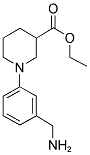 1-(3-AMINOMETHYL-PHENYL)-PIPERIDINE-3-CARBOXYLIC ACID ETHYL ESTER 结构式