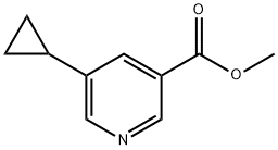 5-环丙基烟酸甲酯 结构式
