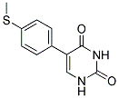 5-[4-(METHYLSULFANYL)PHENYL]-2,4(1H,3H)- PYRIMIDINEDIONE 结构式