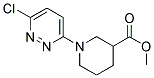 1-(6-氯-哒嗪-3-基)哌啶-3-甲酸甲酯 结构式