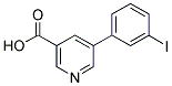 5-(3-IODOPHENYL)NICOTINIC ACID 结构式