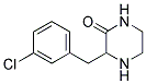 3-(3-CHLORO-BENZYL)-PIPERAZIN-2-ONE 结构式