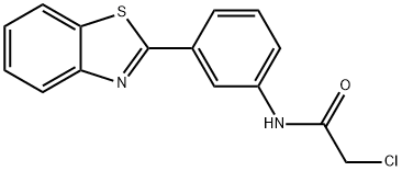 ACETAMIDE, N-[3-(2-BENZOTHIAZOLYL)PHENYL]-2-CHLORO- 结构式