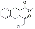 METHYL 2-(CHLOROACETYL)-1,2,3,4-TETRAHYDROISOQUINOLINE-3-CARBOXYLATE 结构式