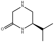(R)-6-ISOPROPYL-PIPERAZIN-2-ONE 结构式