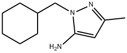 1-(环己基甲基)-3-甲基-1H-吡唑-5-胺 结构式