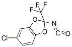 5-CHLORO-2-ISOCYANATO-2-TRIFLUOROMETHYL-BENZO[1,3]DIOXOLE 结构式