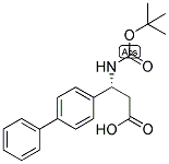 (R)-3-BIPHENYL-4-YL-3-TERT-BUTOXYCARBONYLAMINO-PROPIONIC ACID 结构式