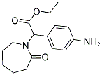 2-(4-氨基苯基)-2-(2-氧代氮杂环庚烷-1-基)乙酸乙酯 结构式