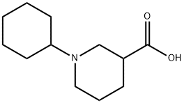 1-环己基哌啶-3-羧酸盐酸盐 结构式