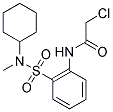 2-CHLORO-N-(2-{[CYCLOHEXYL(METHYL)AMINO]SULFONYL}PHENYL)ACETAMIDE 结构式