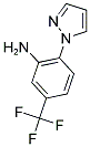 2-(1H-PYRAZOL-1-YL)-5-(TRIFLUOROMETHYL)ANILINE 结构式