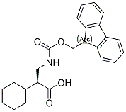 (S)-2-CYCLOHEXYL-3-(9H-FLUOREN-9-YLMETHOXYCARBONYLAMINO)-PROPIONIC ACID 结构式