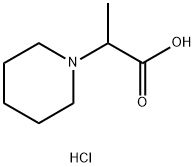 2-(哌啶-1-基)丙酸盐酸盐 结构式