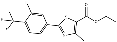 Ethyl2-(3-fluoro-4-(trifluoromethyl)phenyl)-4-methylthiazole-5-carboxylate