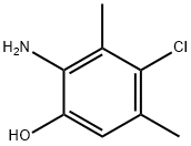 2-氨基-4-氯-3,5-二甲基苯酚 结构式
